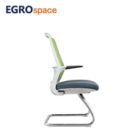 Chaise de bureau de direction et visiteur EGROspace moderne, réglable, à dossier haut en maille, inclinable