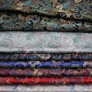 Japanese Style Wholesale Jacquard Brocade Fabric Flowers Environmental Practical for Lady Apparel Clothing Suit Pants