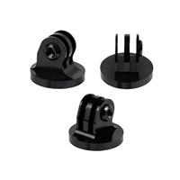 Adaptateur de montage sur trépied en aluminium, base à vis à 3 branches vers filetage 1/4 "-20, connecteur CNC pour caméra d'action GoPro DJI Osmo Insta360 X6