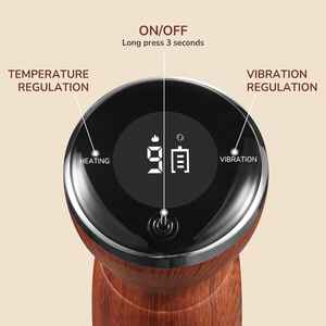 Masajeador de piedra caliente con calefacción eléctrica, herramienta de masaje de piedra Natural caliente Gua Sha, dispositivo de dragado de moxibustión para aliviar el dolor de los músculos del cuerpo - Product Image 5