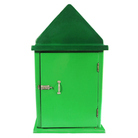 Poubelle Rectangulaire Simple Look Classy Poubelles en fibre de verre Vert Poubelle Maison FRP Poubelle de recyclage