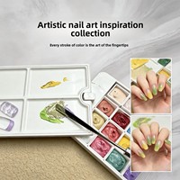 Nouveau vernis à ongles gel rotatif personnalisé avec logo, 18-24 compartiments, dégradé haute saturation, type transfert Pat Pat