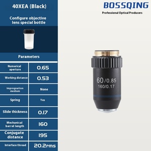 BOSSQING Obiettivo per Microscopio Biologico in Rame Acromatico 195EA con Messa a Fuoco Manuale, Fotocamera IP53 1080p Ottimizzata per Illuminazione LED - Product Image 5