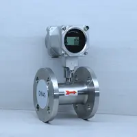 Diesel Oil Meter Resettable Digital Diesel Fuel Oil Flow Totalizer Meter With Turbine CE Approved Liquid Turbine Flow Meter