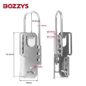 BOZZYS dispositivi di blocco di sicurezza industriale Hasp serrature di revisione in acciaio inossidabile per evitare abusi - Product Image 2