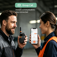 Radio bidirectionnelle GaodaPTT 4G Walkie Talkie K3 compatible OEM, interphone réseau public avec carte SIM, couverture mondiale illimitée
