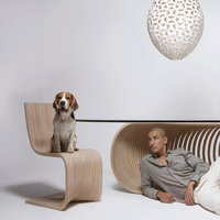 Fauteuil de salon en bois massif écologique, tabouret, banc, imperméable, durable, moderne, pour l'intérieur et l'extérieur, canapé de salon