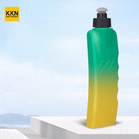 Gourde de sport personnalisable KKN, gourde en arc, sac de taille pour la course à pied en plein air, gourde de qualité alimentaire sans odeur, gourde rigide pratique