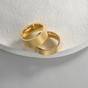 4mm 6mm 8mm Mode Einfaches Design Edelstahl <span class=keywords><strong>ring</strong></span> <span class=keywords><strong>Plain</strong></span> Smooth Titanium Steel <span class=keywords><strong>Ring</strong></span> für Männer Frauen - Product Image 4