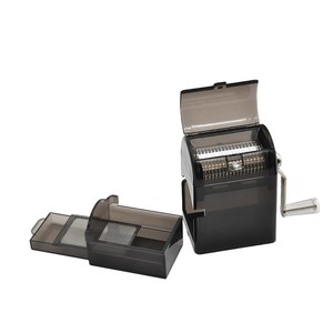 Logo personnalisé taille-<span class=keywords><strong>crayon</strong></span> de haute qualité en forme de manuel style broyeur à tabac accessoires pour fumer broyeur d'herbes en plastique - Product Image 6