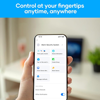 15-Pieces Home Security WiFi Systems Intruder Alarm Break-in Alarm Panic Button for Older Parents or Kids