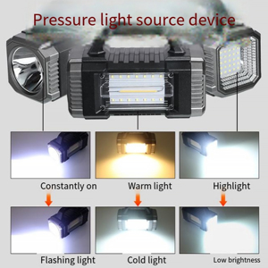 Nouvelle lampe torche solaire haute luminosité pour extérieur, jardin, bureau, route, utilisation en extérieur, étanche IP55, lampe LED portable - Product Image 4
