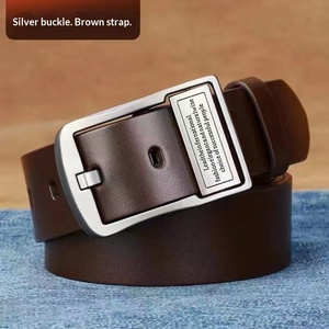 Ceintures en cuir PU pour hommes, style vintage vieilli, plusieurs modèles, boucles à ardillon, pour jeans, pantalons décontractés, usage quotidien, affaires, vente en gros OEM - Product Image 4