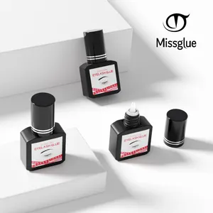 Missgel Custom Lasting Fast Dry Black Eyelash Extension Glue Waterproof Low Humidity Professional Lash Extension Adhesive Glue