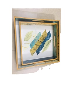 ถาดเสิร์ฟสติกเกอร์แผ่นเคลือบ MDF สำหรับตกแต่งร้านอาหารห้องครัวดีไซน์สวย - Product Image 1