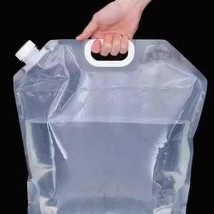 Nova Chegada: Embalagens Transparentes Reutilizáveis para Líquidos, Sucos e Água - Bolsas Stand-up com Bico Dosador - Product Image 1