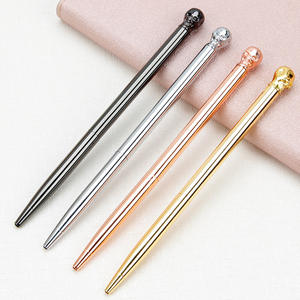 Bolígrafos de Metal con Diseño de Calavera Navideña 2025, Punta de 1.0 mm, con Logotipo Personalizado - Product Image 1