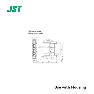 Jst SXAM-001T-P0.6 Gốc 2.5Mm Xh Loạt Dây Để Dây Nối Thiết Bị Đầu Cuối Trắng Ô Tô Điện - Product Image 6