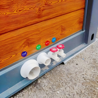 Maison préfabriquée portable de luxe en acier extensible de 20 pieds et 700 mm, hôtel/villa minimaliste, maisons préfabriquées