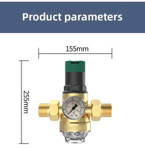 Vanne <span class=keywords><strong>de</strong></span> régulation <span class=keywords><strong>de</strong></span> <span class=keywords><strong>pression</strong></span> manuelle DN25 pour alimentation en <span class=keywords><strong>eau</strong></span> domestique avec structure à diaphragme - Product Image 3
