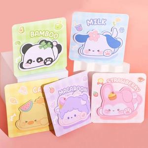 กระดาษโน้ตแบบมีกาวในตัวลายการ์ตูนสัตว์น่ารักธีมอาหาร ดีไซน์หลากหลาย สีสันสดใส ใช้งานได้สะดวก เหมาะสำหรับสำนักงานและโรงเรียน - Product Image 6