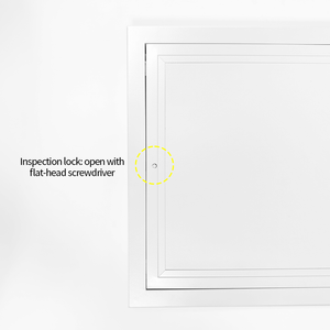 Plaque d'accès en aluminium pour <span class=keywords><strong>trappe</strong></span> d'inspection de plafond de salle de bain, couvercle décoratif dissimulé au design minimaliste pour cloison sèche - Product Image 5
