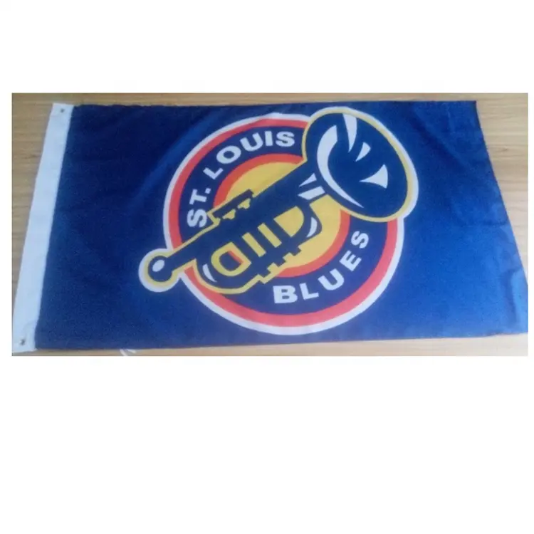 Low price St. Louis Blues ice hockey team flag 3x5 foot polyester flag with two copper rings