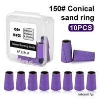 Puntas de Uñas Acrílicas Marca YF 240/150 para Lijar, Pulir, Eliminar Piel Muerta, Tallar y Rectificar, con Grabado de Logotipo Personalizado