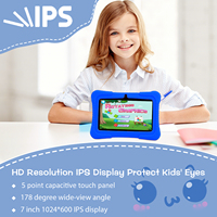 Veidoo Tablette éducative pour enfants 7 pouces Android 12 Tablette Single Sim bon marché avec capacité de mémoire de 2 Go fabriquée par Allwinner