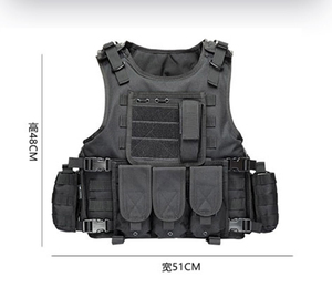 Chaleco Táctico de Seguridad Ajustable Unisex de Alta Calidad, Impermeable, con Múltiples Bolsillos, Chaleco Portaplacas - Product Image 4