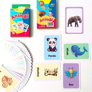 Jouets éducatifs Montessori de haute qualité en gros, cartes de reconnaissance des mots en papier, adaptées à l'éducation de la <span class=keywords><strong>petite</strong></span> <span class=keywords><strong>enfance</strong></span> - Product Image 5
