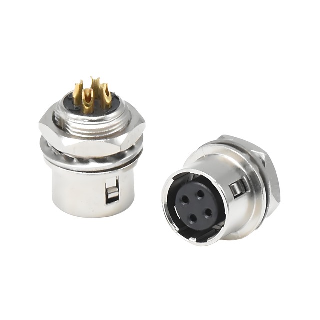 HR10A-7R-4S,HR10A-7R-4S 4Pin Female Industrial Camera Connector,4pin Socket Push-Pull Connector