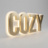 Diseños de Letreros para Tiendas, Letreros Acrílicos con Letras Retroiluminadas, Letrero LED Personalizado para Tienda de Cigarrillos, Letrero Comercial para Exteriores