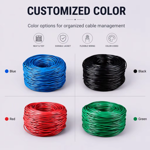 <span class=keywords><strong>Cable</strong></span> de Red UTP CAT6A de Alta Velocidad, 23AWG, Cobre Sólido, 500MHz, 305m, a Granel, para Cableado Estructurado en Edificios Comerciales, OEM/ODM - Product Image 5