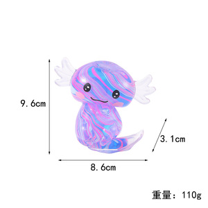 Juguete Blandito de TPR de Riolita Salamandridae Axolotl, Juguete Sensorial de Maltosa de Levantamiento Lento, Juguetes Antiestrés - Product Image 1