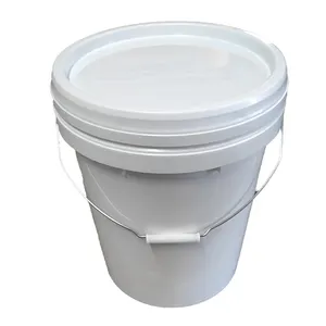 Contenitore imballaggio tamburo sigillo vernice secchi per uso alimentare in plastica 1L 3L 5L 15L 20L 25L 5 gallone 7 gallone con coperchi manico