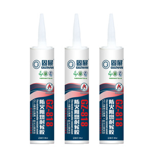 300ml nhiệt độ cao chống cháy Silicone sealant xây dựng dính trắng đen màu xám chống cháy cho chế biến gỗ - Product Image 3