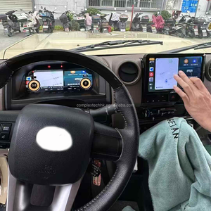 Tableau de bord numérique de voiture 12.3 "et écran Radio Android 10.25" pour TOYOTA LAND CRUISER LC70 LC76 LC79 2007-2021 - Product Image 1