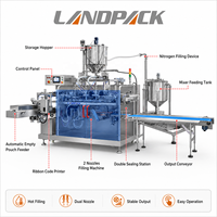Machine d'emballage horizontale pour sachets Doypack de boissons, détergents liquides, soupes, purées de fruits et jus pour enfants