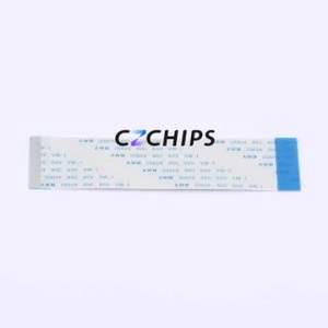 HX FFC-1.0-24P-100mm F FFC Cable (Flexible Flat Cable) P=1mm Connector 24P 1mm 0.3mm Reverse - Product Image 1