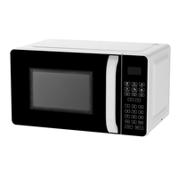 Four à micro-ondes numérique de 20 L avec 10 niveaux de puissance, commande par membrane, fonction de dégivrage et verrouillage de sécurité pour enfants