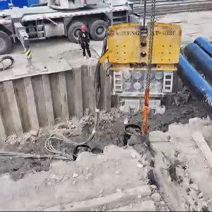 ผู้ผลิตเครื่องตอกเสาเข็มไฮดรอลิกแบบสั่นสะเทือน ขายส่งจากโรงงาน - Product Image 2