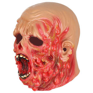 Vente en gros Masque Zombie Marche Mort Cosplay Horreur Costume Props Effrayant Masque Déguisement Halloween Masque - Product Image 6