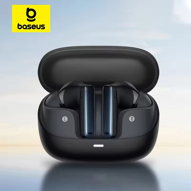 Baseus Wireless Headphone Bowie M2s ANC Earphone Bluetooth 5.3 Hybrid -48dB Noise Cancellation Support 3D Spatial Audio Earbuds