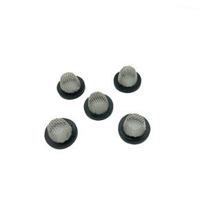 Jiajie Filtre à disque plat en acier inoxydable de 19 mm avec bord en plastique, caoutchouc et métal pour liquides - Product Image 4