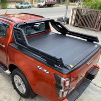 Factory Direct HD Roller Tonneau Cover Roll Bar Combo for F150 F250 D-Max Gladiator 4x4 Anti-Theft Easy Install for Tacoma Pao