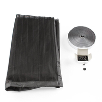 Moustiquaire magnétique de porte en polyester de haute qualité, installation facile, anti-moustiques, durable, personnalisable, vente en gros