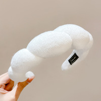 Bandeau de spa en tissu éponge bouffant et durable pour femme, accessoire pour le lavage du visage, les soins de la peau et le maquillage