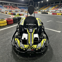 Go Kart Eléctrico LANLIN para Adolescentes - Transmisión por Cadena, Freno de Disco, Velocidad Máxima de 40 km/h, Carga de 200 kg, 1000 W, Uso en Exteriores