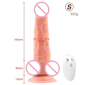 USB Rechargeable Thrusting Vibrating Realistic <b>Dildo</b> With Strong Suction Base Penis Sex Toy - Product Image 2